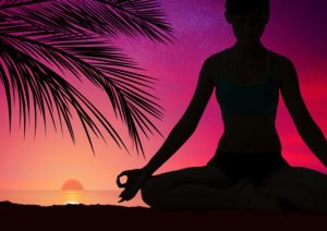 yoga-sunset